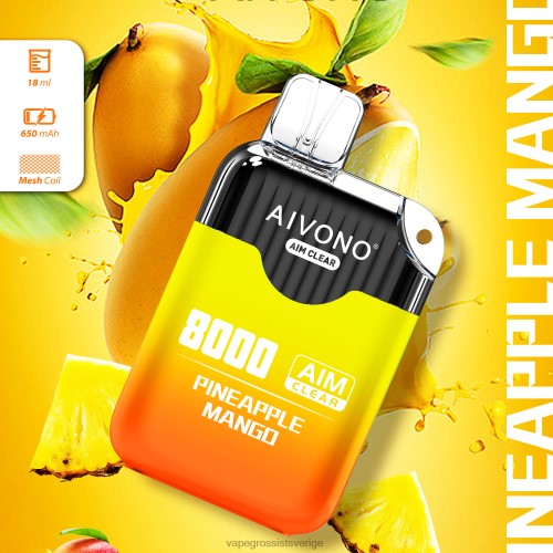 Vape Pod Wholesale - Aivono AIM CLEAR 8000 ananas mango 0J0HX209