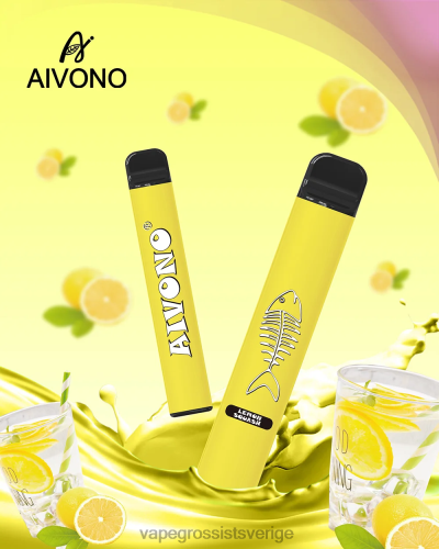 Disposable Vapes Sweden - Aivono AIM FISHBONE 600 citron squad 0J0HX287