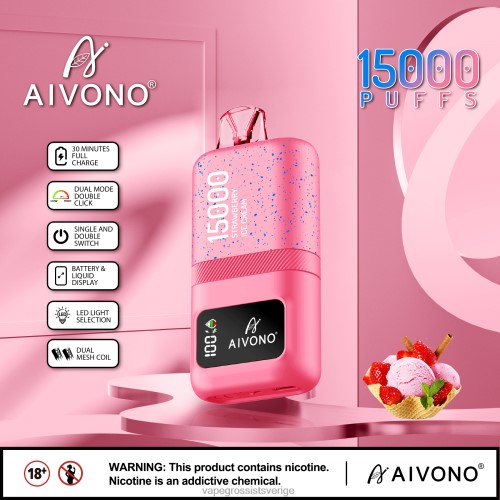 Vape Grossist - Aivono AIM magic 15 000 jordgubbsglass 0J0HX66