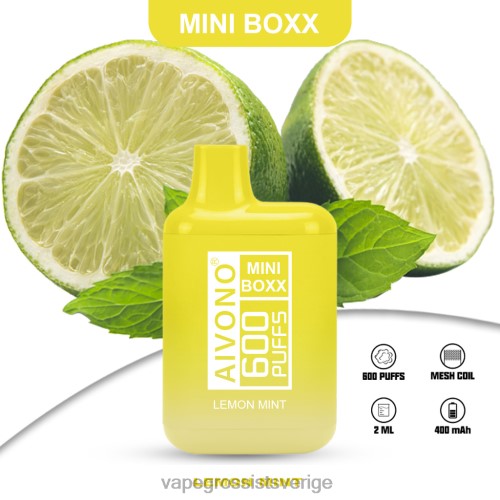 Vape Wholesale Reviews - Aivono AIM MINI BOXX 600 citronmynta 0J0HX233