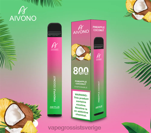 Nicotine Vapes Wholesale - Aivono AIM PLUS 800 ananas kokos 0J0HX200