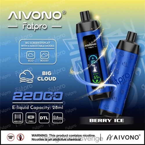 Nicotine Vapes Wholesale - Aivono Fatpro 22 000 bäris 0J0HX10