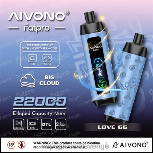 Vape Grossist - Aivono Fatpro 22 000 älskar 66 0J0HX6