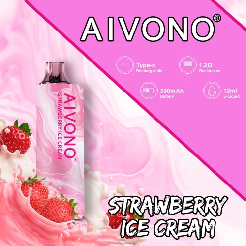 Vape Wholesale Stockholm - Aivono AIM GUN 7000 jordgubbsglass 0J0HX105