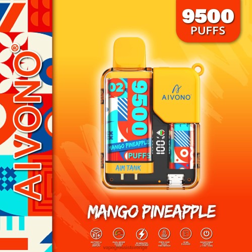 Vape Juice Wholesale - Aivono AIM TANK 9500 mango ananas 0J0HX34