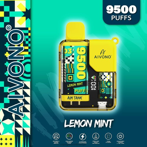 Vape Wholesale Stockholm - Aivono AIM TANK 9500 citronmynta 0J0HX35