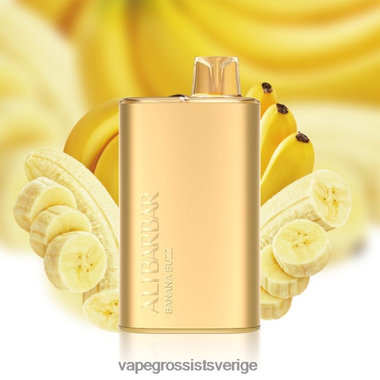 Vape Wholesale Sweden - Alibarbar Rich 8000 engångsvape banansurr 2RP0F42