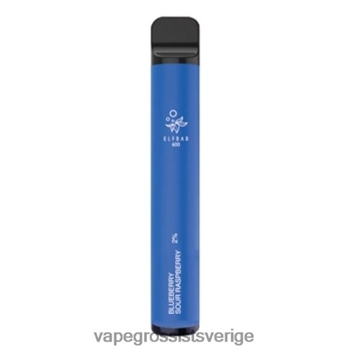 Vape Wholesale Reviews - blåbärssura hallon BXF6H0103 ELFBAR 600