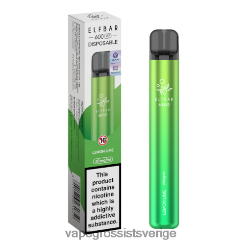 Hhc Vape Grossist - citron lime BXF6H0287 ELFBAR 600V2 20 mg