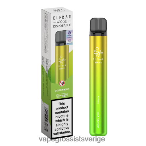 Vape Wholesale Reviews - gyllene kiwi BXF6H0283 ELFBAR 600V2 20 mg