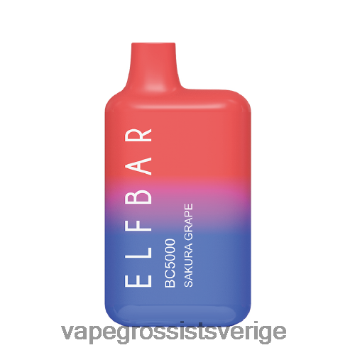 Hhc Vape Grossist - sakura druva BXF6H0307 ELFBAR BC5000