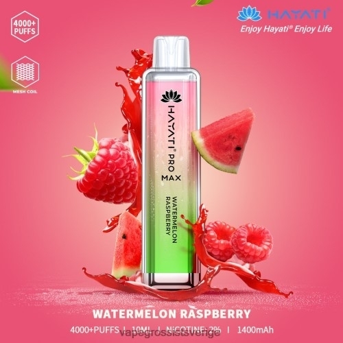 Hhc Vape Grossist - vattenmelon hallon BXF6H0197 Hayati Pro Max 4000