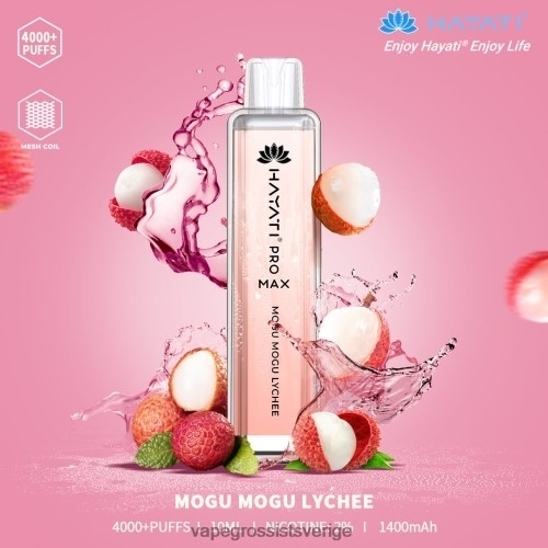 Vape Grossist - mogu mogu litchi BXF6H0166 Hayati Pro Max 4000