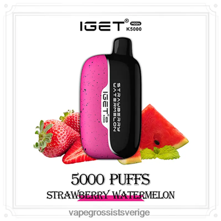 Vape Pod Wholesale - IGET Moon k5000 4RZXTL9 jordgubbsvattenmelon