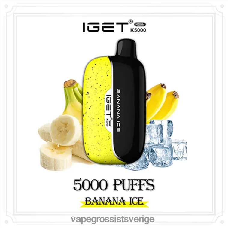 Vape Wholesale Sverige - IGET Moon k5000 4RZXTL11 bananis