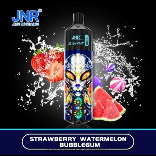 Vape Grossist - jordgubbsvattenmelon bubbelgum BXF6H0566 JNR ALIEN MAX