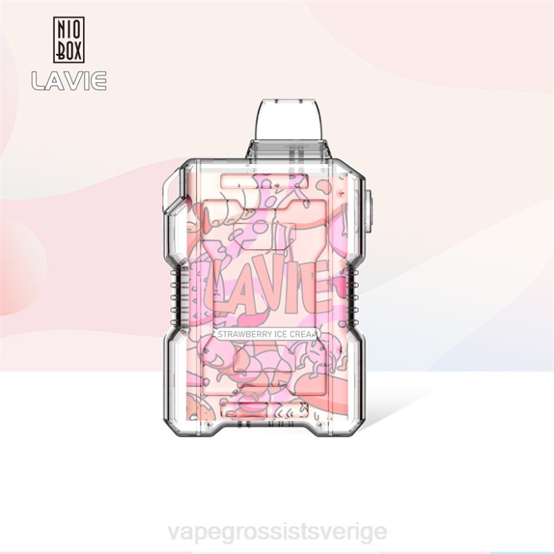 Vape Grossist - LAVIE NIO BOX 9000 bloss 2ZZZ196 jordgubbsglass