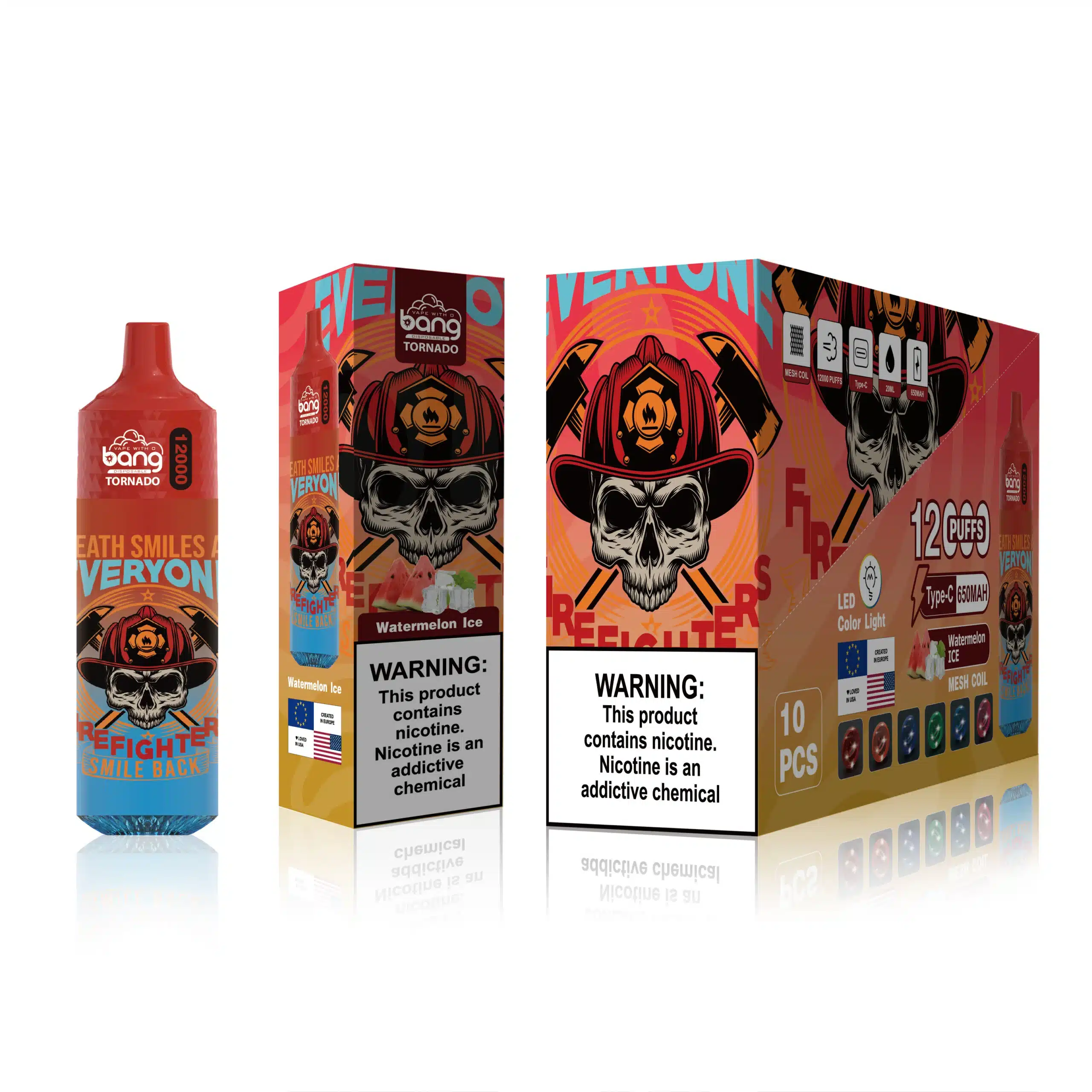 Vape Wholesale Sweden - vattenmelon is BXF6H0122 Bang Box 12000 bloss