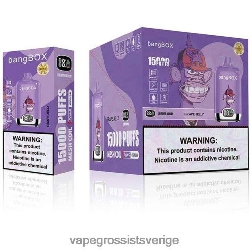 Vape Wholesale Sweden - vindruvs-sylt BXF6H0142 Bang Box 15 000