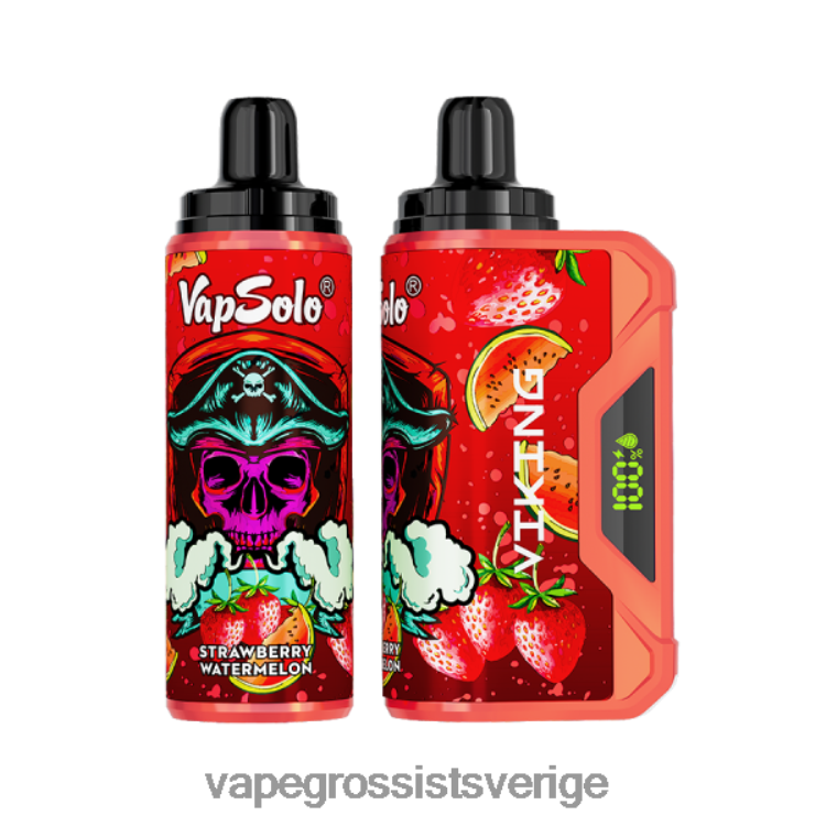 Nicotine Vapes Wholesale - Vapsolo VIKING engångsvape jordgubbsvattenmelon 2RP0F4140