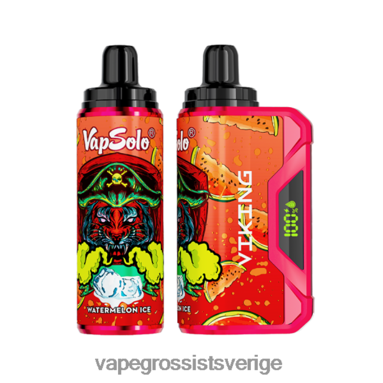 Vape Wholesale Sweden - Vapsolo VIKING engångsvape vattenmelon is 2RP0F4142