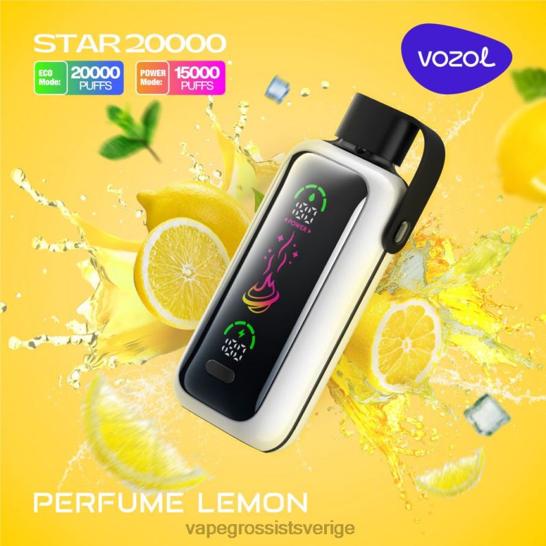 Disposable Vapes Sweden - VOZOL STAR 20 000 ZJ64N17 parfym citron