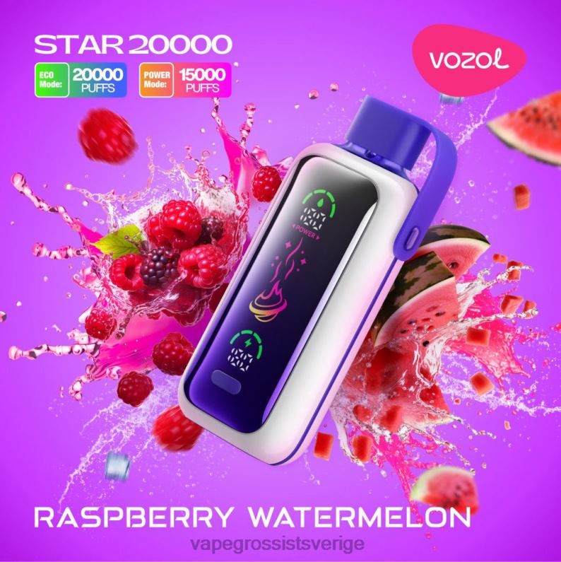 Vape Pod Wholesale - VOZOL STAR 20 000 ZJ64N19 hallon vattenmelon