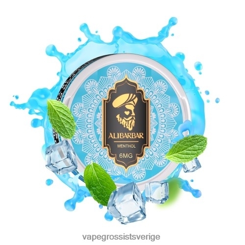 Vape Wholesale Reviews - mentol BXF6H063 ALIBARBAR nikotinpåse