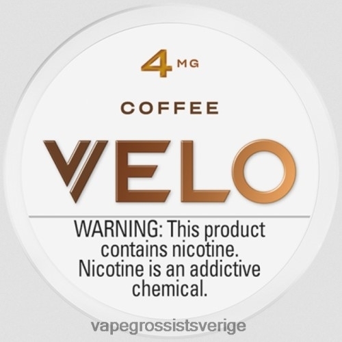 Vape Wholesale Reviews - kaffe BXF6H043 VELO nikotinpåse 4mg