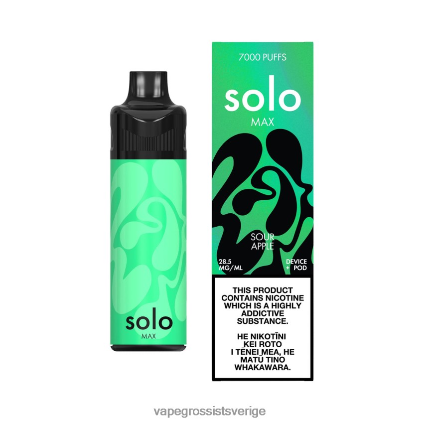 Nicotine Vapes Wholesale - Solo MAX pod kit syrligt äpple L42TJ270